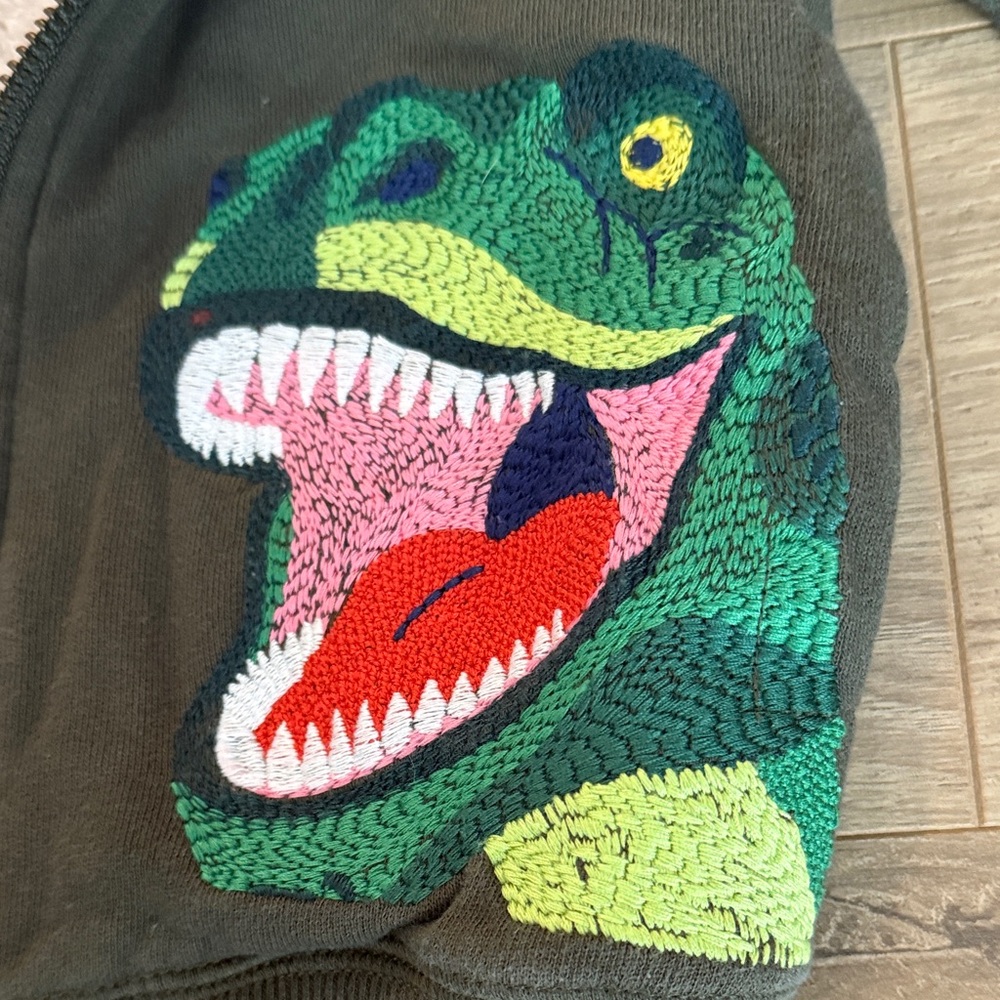 Mini Boden Dinosaur Hoodie 3-4y - Picture 5 of 5